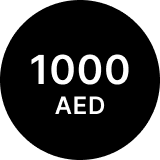 Above 1000 AED